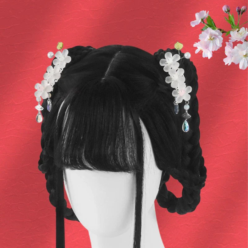 Jade Brocade - Chinese Style Hair Wig for Hanfu