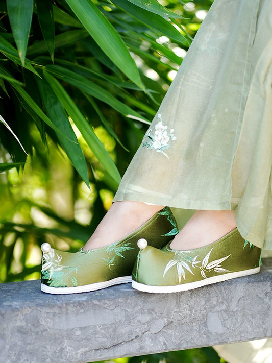 Harper - Chinese Style Brocade Hanfu Shoes