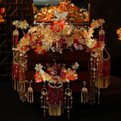 Chinese Wedding Hair Accessories: Passion