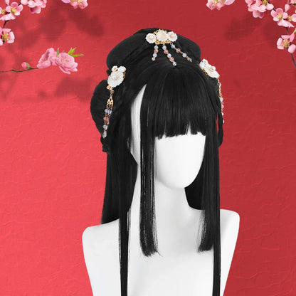 Joyful Heart - Chinese Style Hair Wig for Hanfu