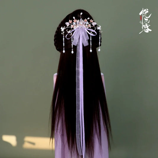 Back Hair Pin: Memories of the Silk Ribbon