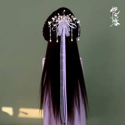 Back Hair Pin: Memories of the Silk Ribbon