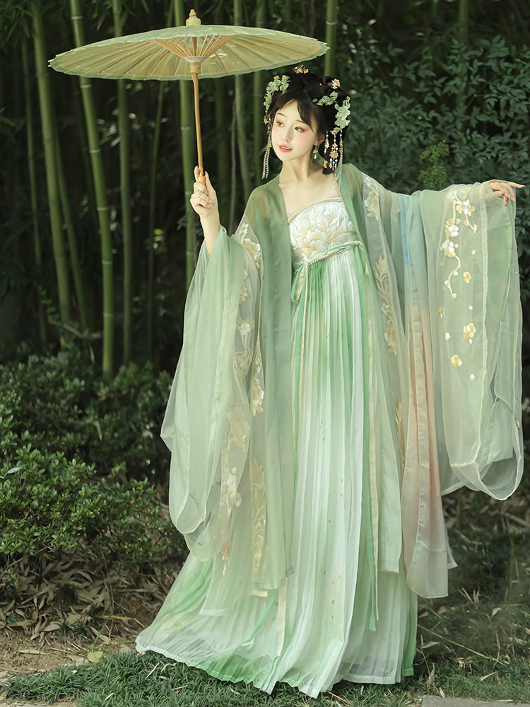 Butterfly Dream 梦蝶 - Tang Dynasty Style Hanfu Dress Heziqun