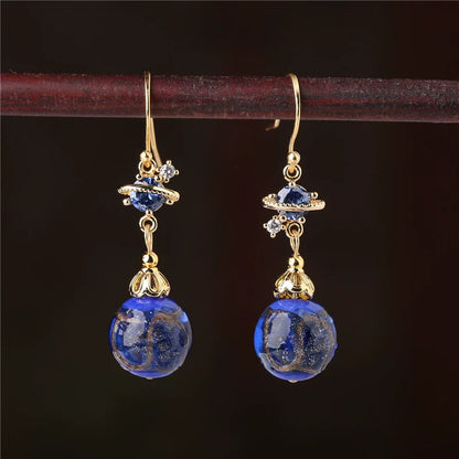 Saturn Chinese Style Earrings