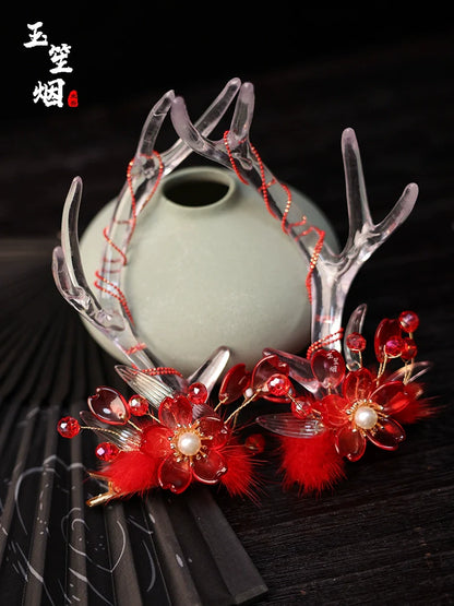 Hair Clips: Festive Dragon