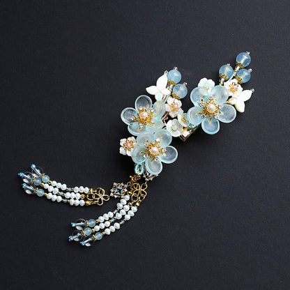 Hair Clips: Ice Flower