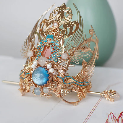 Hanfu Hair Accessories Set: Linjiang Fairy