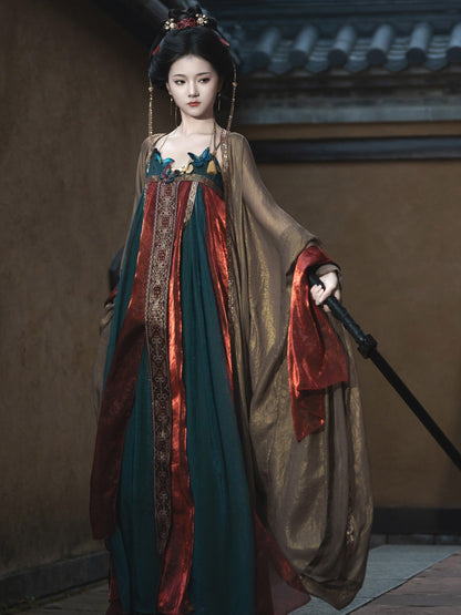 Myth 琉璃 - Tang Dynasty Style Modern Qixiong Ruqun