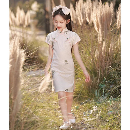 Emily - New Chinese Style Cheongsam for Girls