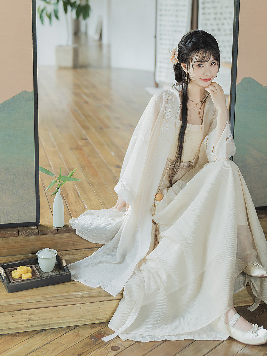 White Moonlight 白月光 - Song Dynasty Style Qiyao Ruqun Hanfu