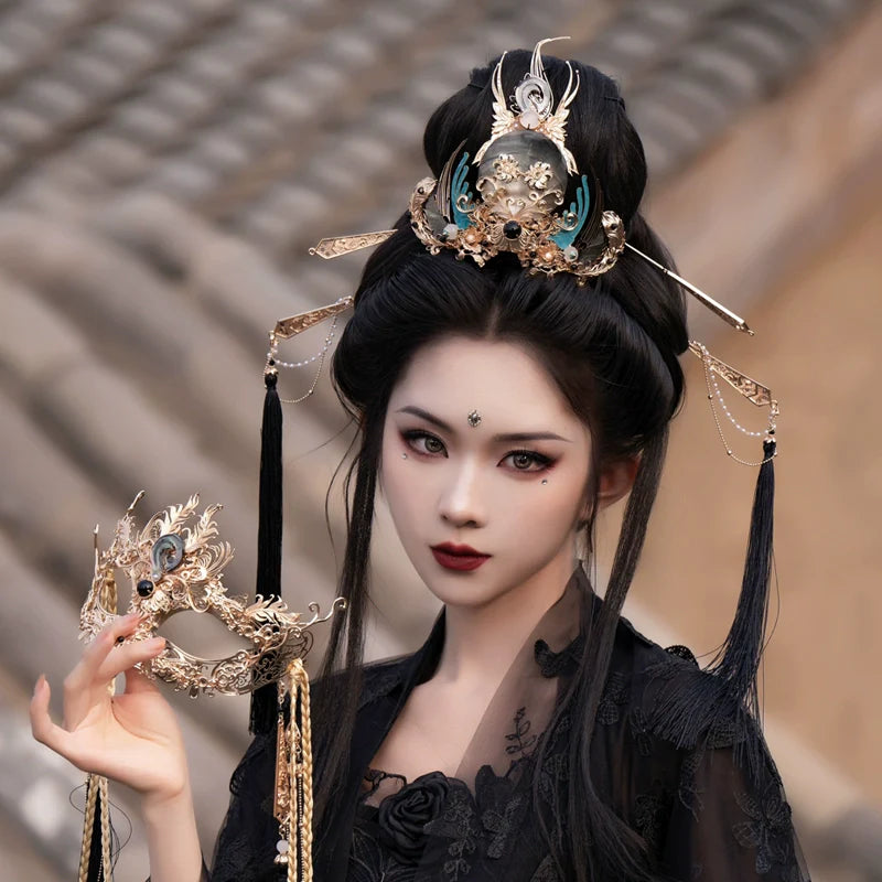 Hanfu Hair Accessories Set: Moon God