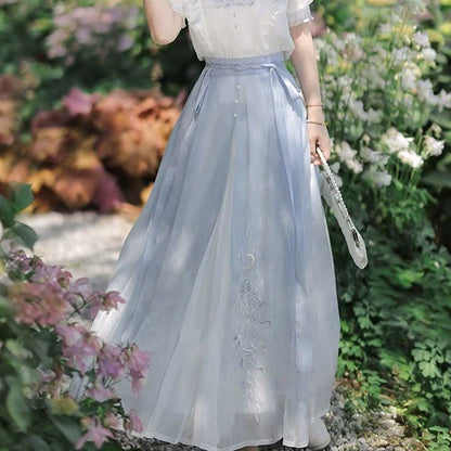 Heart of the Ocean - New Chinese Style Romantic Outfit