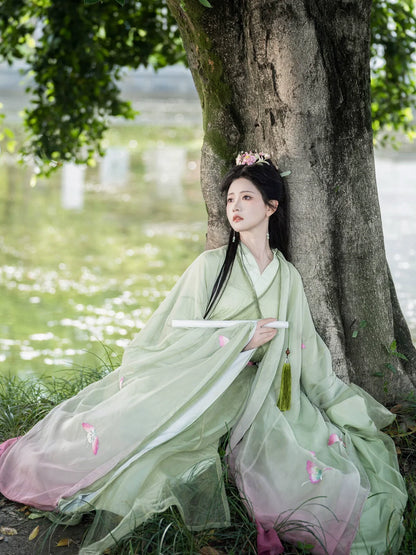 Water Stream 水涧 - Wei Jin Style Qiyao Ruqun