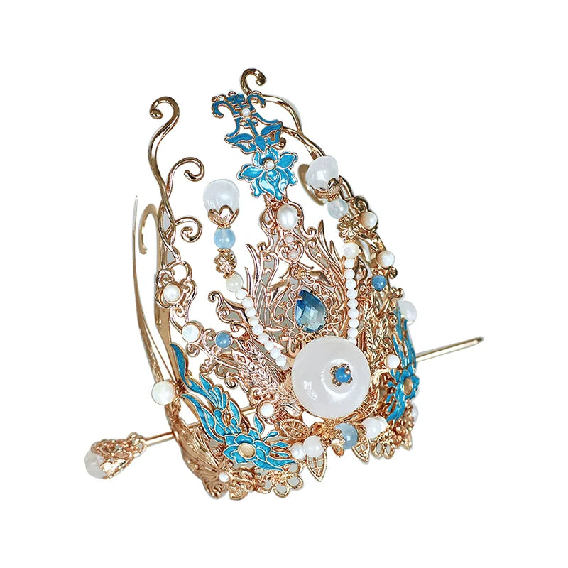 Hanfu Hair Accessories Set: Feather Fairy