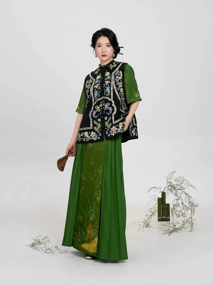 Melon Butterfly 蔓蔓瓜蝶 - Qing Han New Chinese Style Outfit (Preorder)