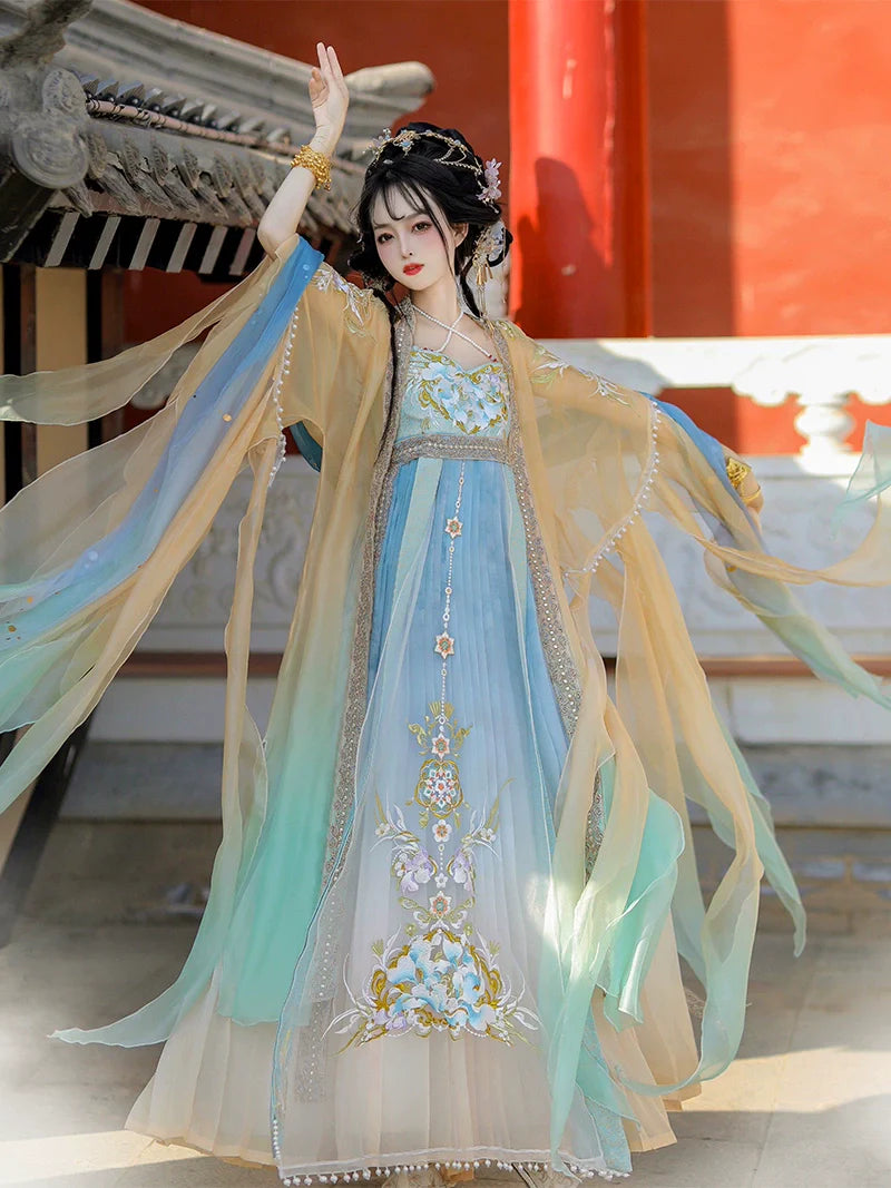 Xianshu 仙姝 - Tang Dynasty Style Hanfu Dress Heziqun