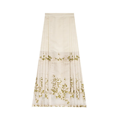 Ming Dynasty Modern Hanfu, Mamianqun, Pear Blossom Song 梨花颂 (Preorder)