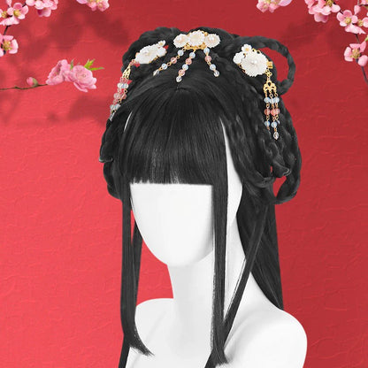 Fragrant Serenity - Chinese Style Hair Wig for Hanfu