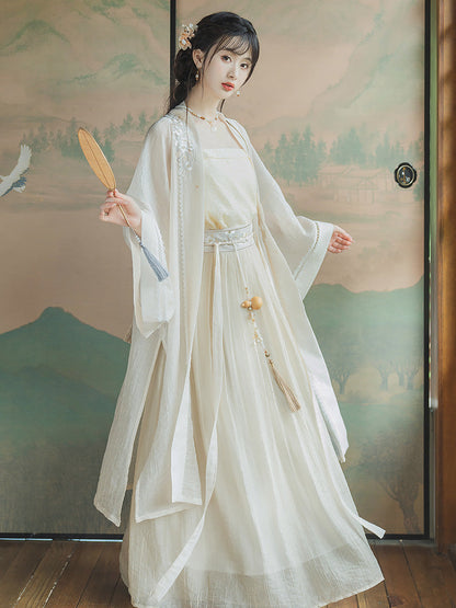 White Moonlight 白月光 - Song Dynasty Style Qiyao Ruqun Hanfu