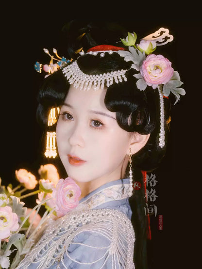Hanfu Hair Accessories Set: Pearls