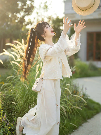 Song Dynasty Inspired Modern Hanfu, Moon Shadow (Preorder)