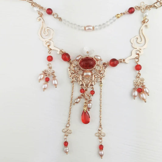 Dunhuang Flying Fairy Chinese Style Necklace