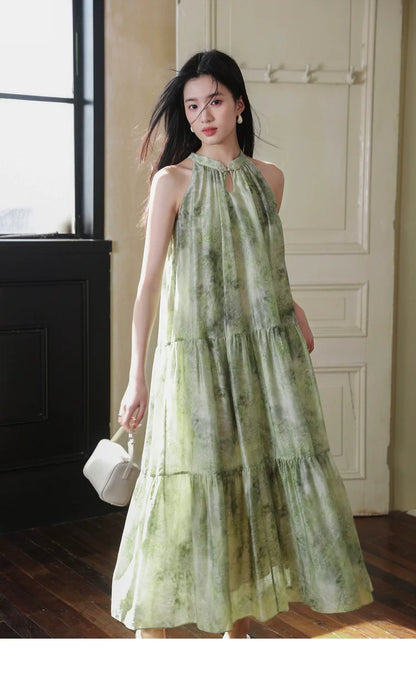 Modern Cheongsam: Peaches and Plums