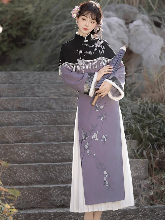 Swallow's Returns 闻燕归 - New Chinese Style Modern Cheongsam Dress