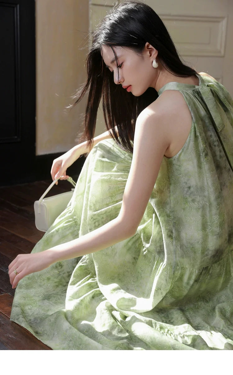 Modern Cheongsam: Peaches and Plums