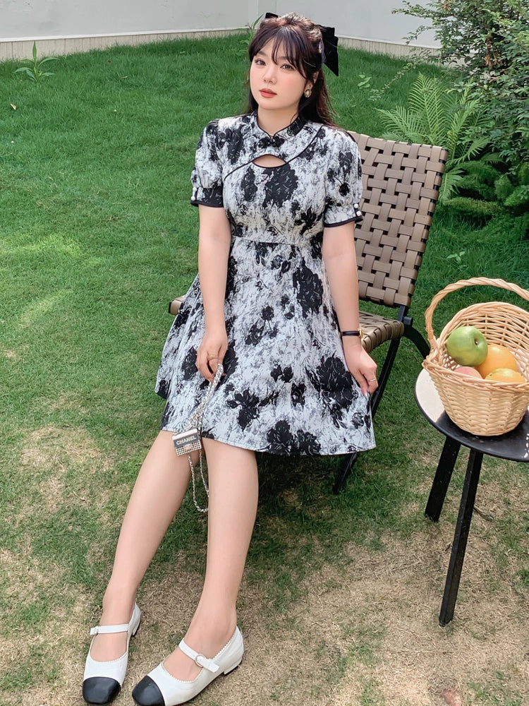 Luna - New Chinese Style Cheongsam Dress