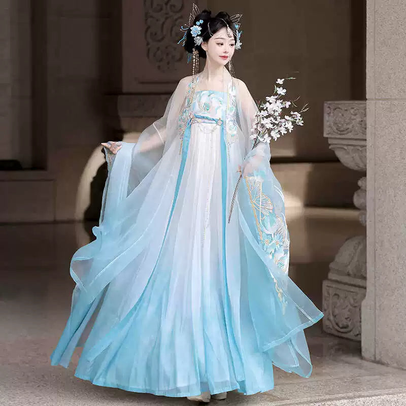 Hibiscus - Tang Dynasty Style Hanfu Dress Heziqun