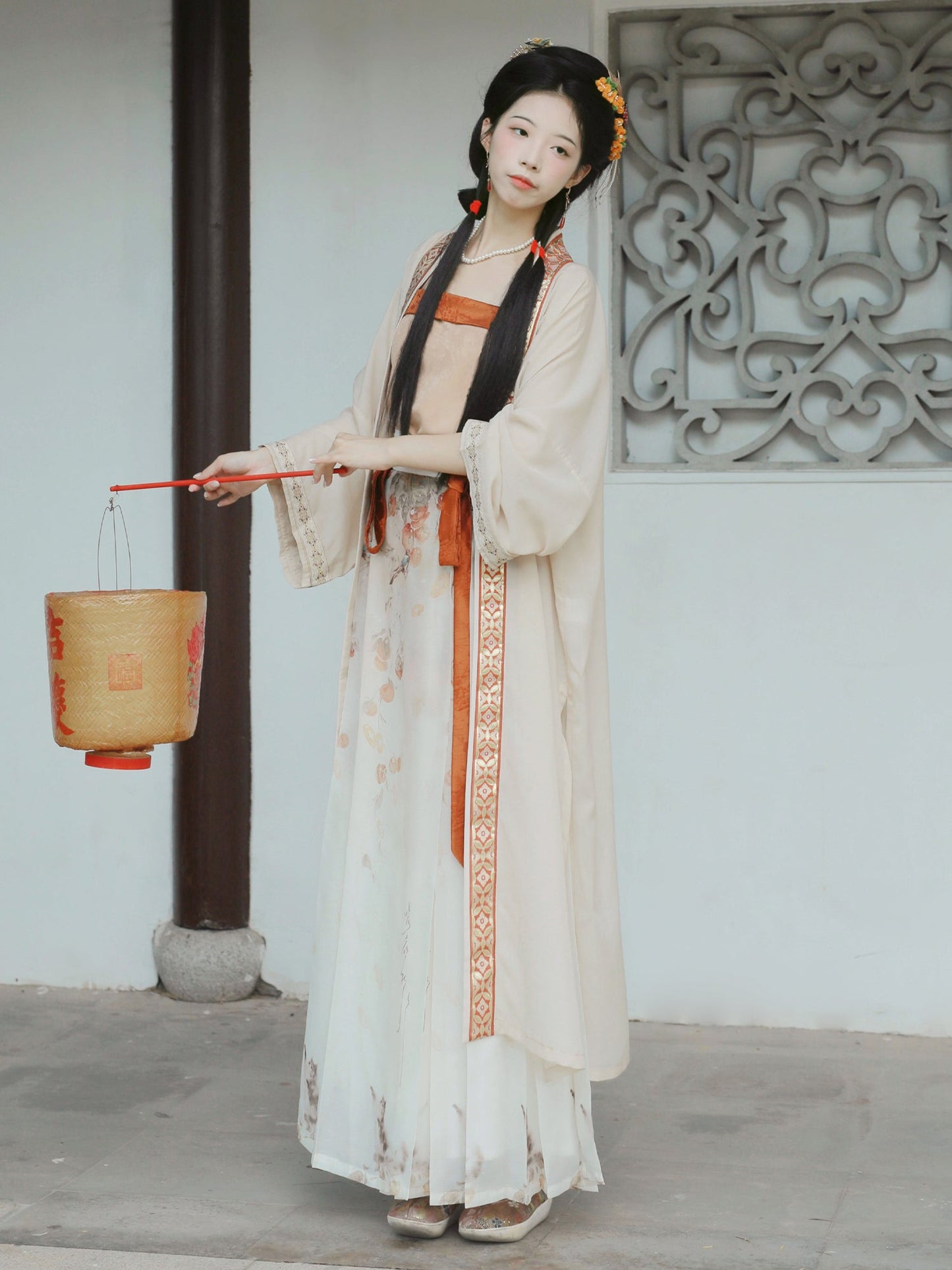 Persimmon 橙柿 - Song Dynasty Style Qiyao Ruqun Hanfu
