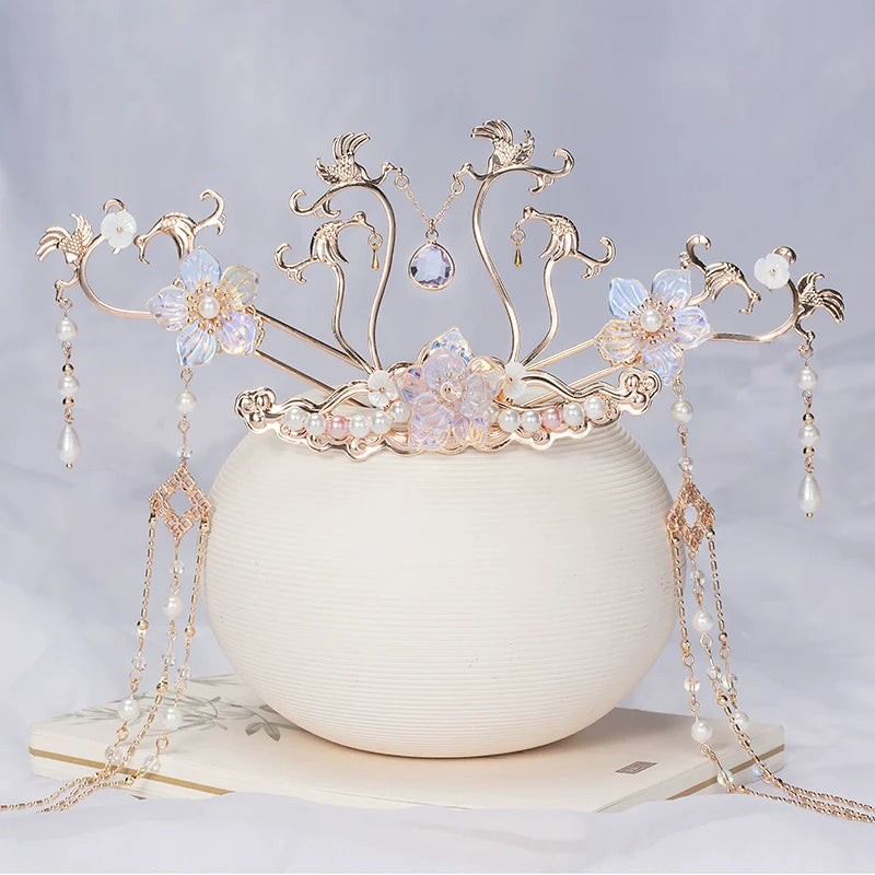 Hanfu Hair Accessories Set: Sky Phoenix
