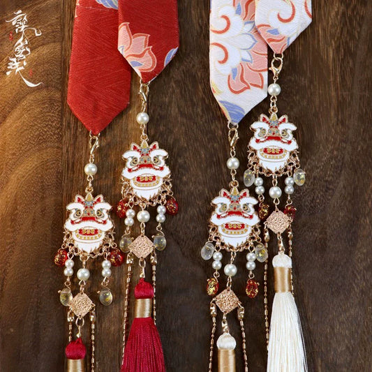 Hair Ties: Chinese Lions