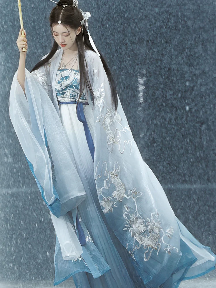 Dragon Queen 龙帝 - Tang Dynasty Style Hanfu Dress Heziqun