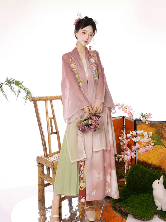 Tao Yan 桃研 - Song Dynasty Style Qiyao Ruqun Hanfu