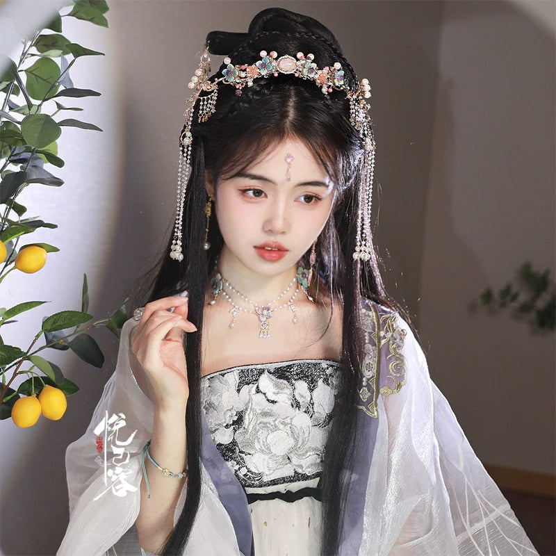 Hanfu Hair Accessories Set: Pond Fairy