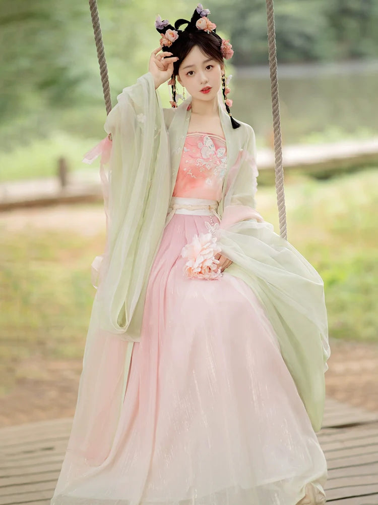 Mengdie 梦蝶 - Tang Dynasty Style Qiyao Ruqun