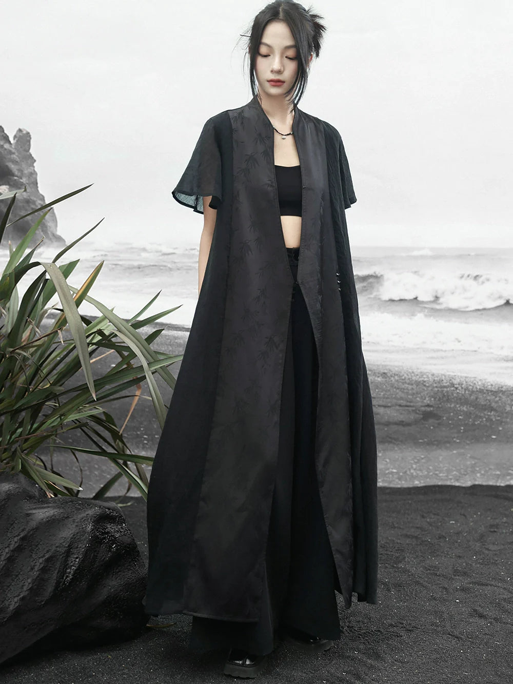 New Chinese Style Satin Dress: Space