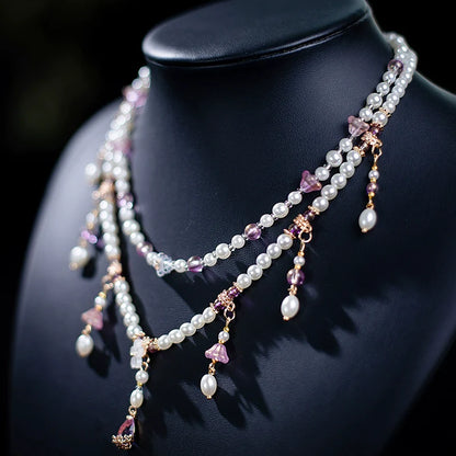 Flower Fairy Chinese Style Necklace