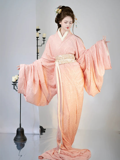 Falling Petals - Warring States and Han Dynasty Straight Hem Robe
