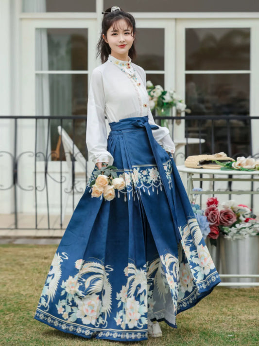 Lena - New Chinese Style Ming Dynasty Hanfu Matching Set