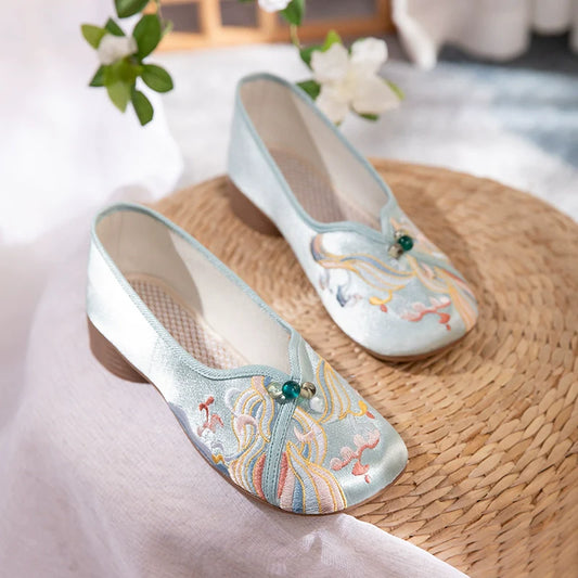 Emma - Embroidered Cheongsam Shoes