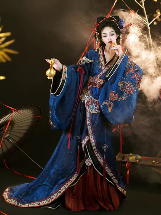 Snake Spirit - Warring States and Han Dynasty Straight Hem Robe