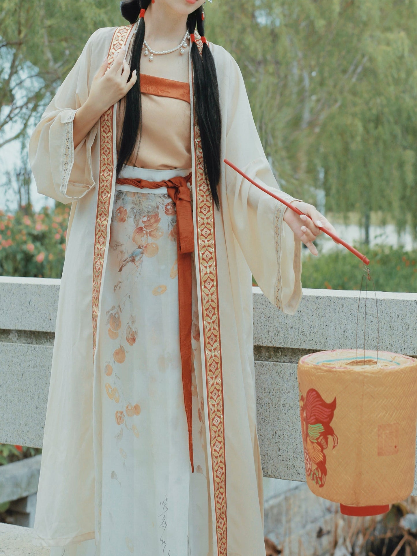 Persimmon 橙柿 - Song Dynasty Style Qiyao Ruqun Hanfu