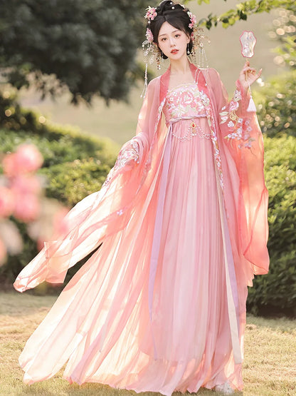 Concubine Smiles 妃子笑 - Tang Dynasty Style Hanfu Dress Heziqun