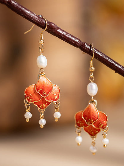 Velvet Chinese Style Earrings