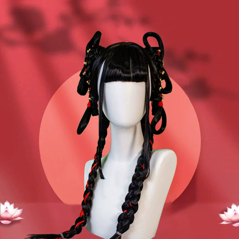 Blue Mist - Chinese Style Hair Wig for Hanfu