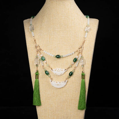 Qingluo Warring States Chinese Style Necklace