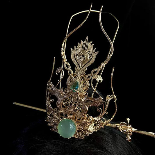 Eclipses Gaze  - Unisex Hanfu Hair Crown